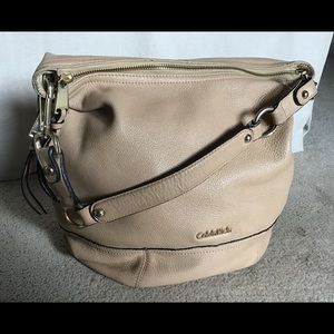 Tan Calvin Klein purse
